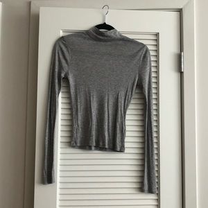 Topshop long sleeve mock turtleneck